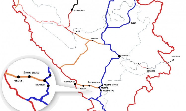 Priprema se izgradnja nove brze ceste od Mostara do Širokog Brijega