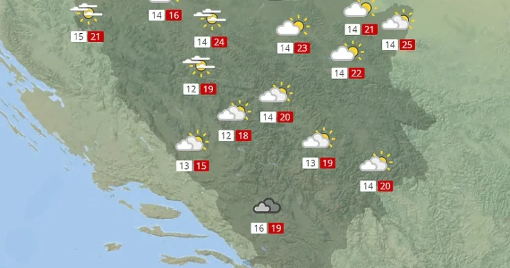 Meteorolozi Objavili Kada Se U BiH Očekuju Padavine Uz Znatno Niže ...